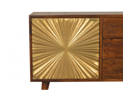 Artisan Manila Gold Sideboard - Nordic Legs