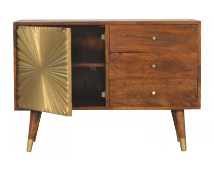 Artisan Manila Gold Sideboard - Nordic Legs