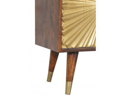 Artisan Manila Gold Sideboard - Nordic Legs