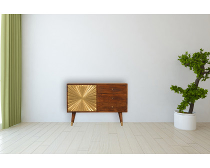 Artisan Manila Gold Sideboard - Nordic Legs