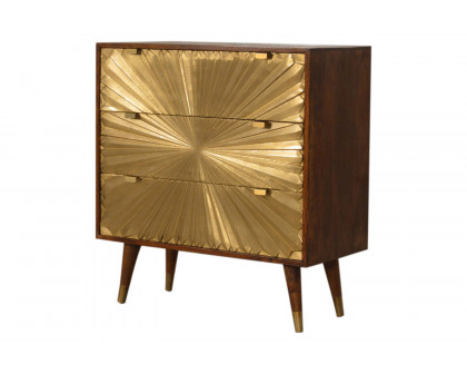 Artisan Manila Gold Chest - Nordic Legs