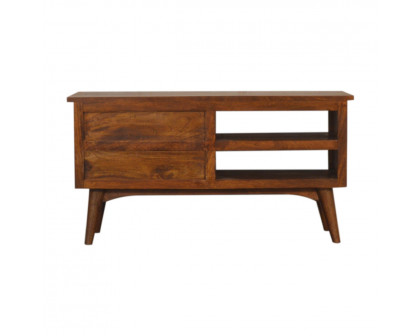 Artisan - Nordic Style TV Unit in Chestnut