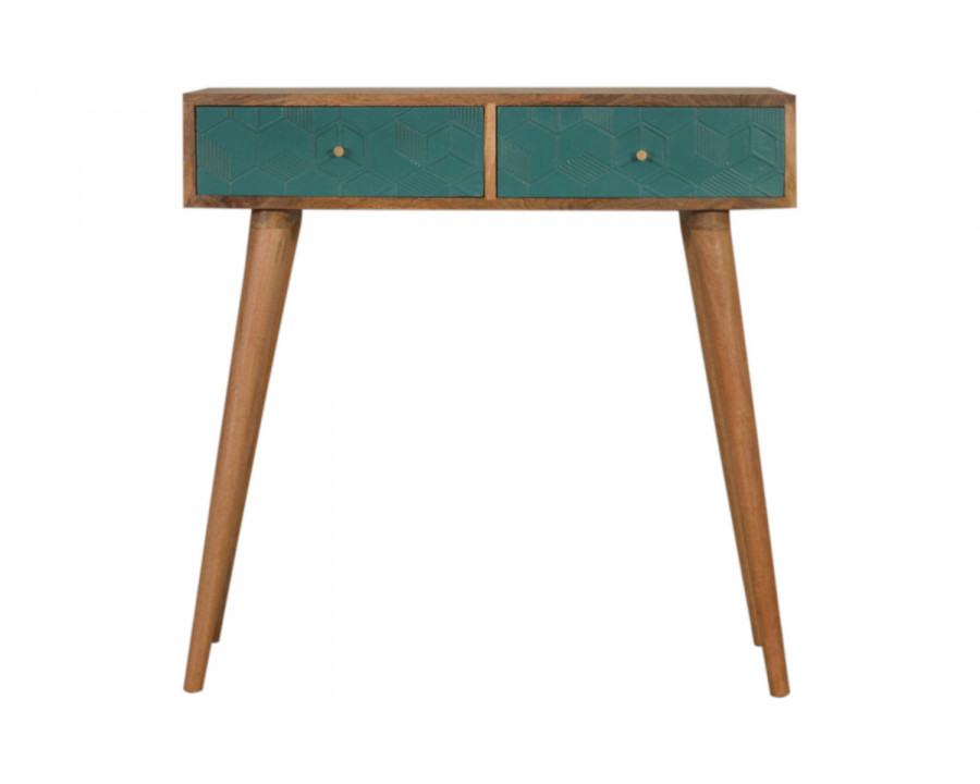 Artisan Acadia Console Table - Teal