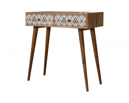 Artisan - Triangle Printed Console Table