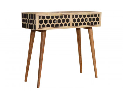 Artisan - Honeycomb Bone Inlay Console Table