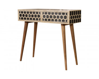 Artisan - Honeycomb Bone Inlay Console Table