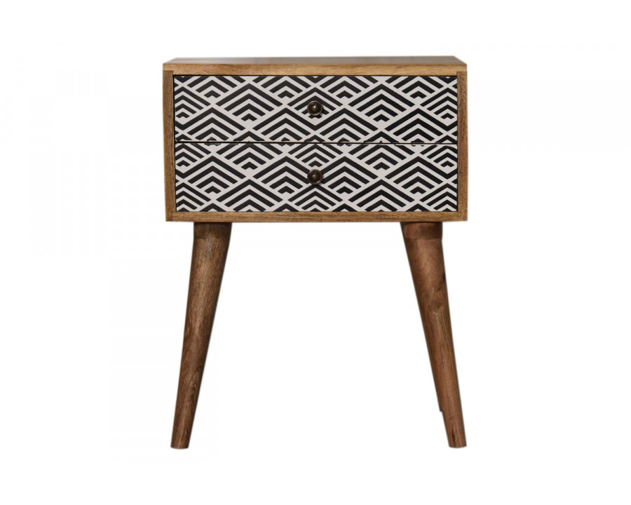 Artisan - Monochrome Print Bedside