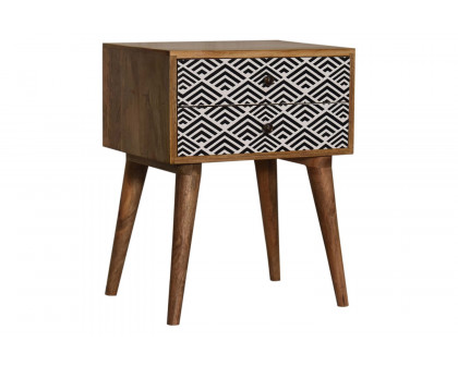 Artisan - Monochrome Print Bedside