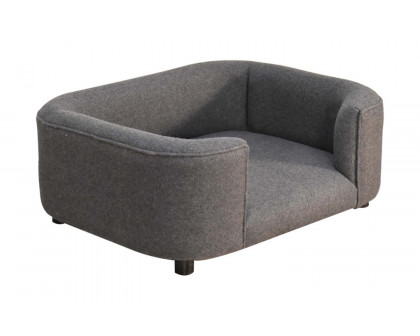 Artisan Battleship Pet Sofa Bed - Tweed