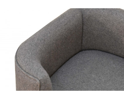 Artisan Battleship Pet Sofa Bed - Tweed