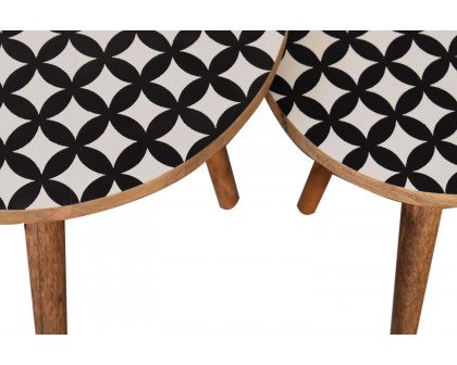 Artisan - Monochrome Nesting Stools