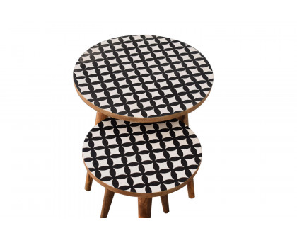 Artisan - Monochrome Nesting Stools