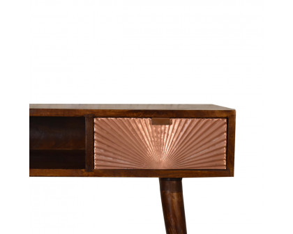 Artisan - Manila Writing Desk in Rose Gold