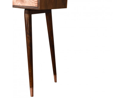 Artisan - Manila Writing Desk in Rose Gold