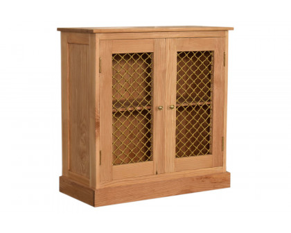 Artisan Caged Cabinet - Oak-ish