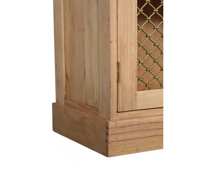 Artisan Caged Cabinet - Pine