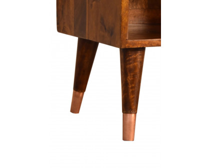 Artisan Manila Copper Bedside - 1 Drawer