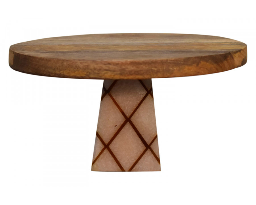 Artisan - Cross Base Resin Cake Stand