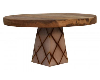 Artisan - Cross Base Resin Cake Stand