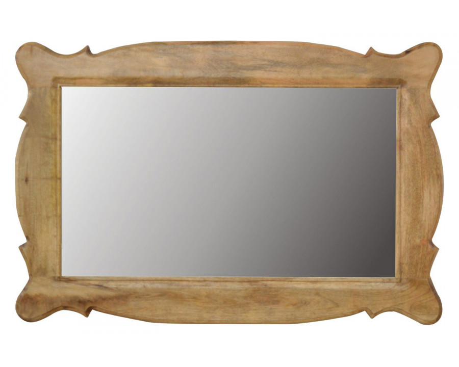 Artisan - Hand Carved Oblong Frame with Mirror