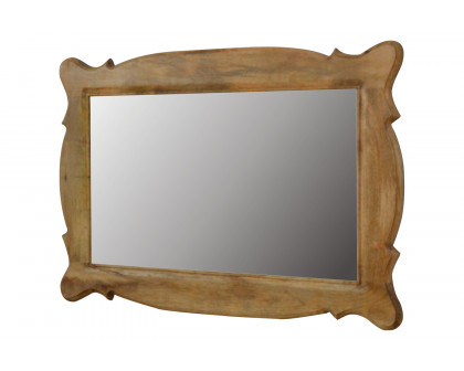 Artisan - Hand Carved Oblong Frame with Mirror