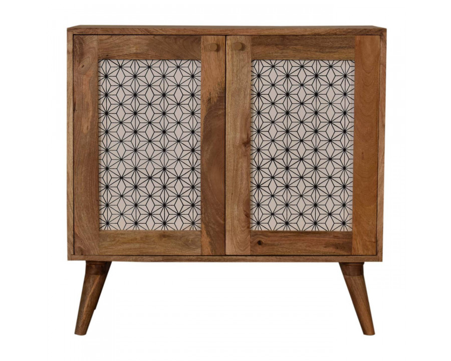 Artisan - Geometric Screen Printed Cabinet