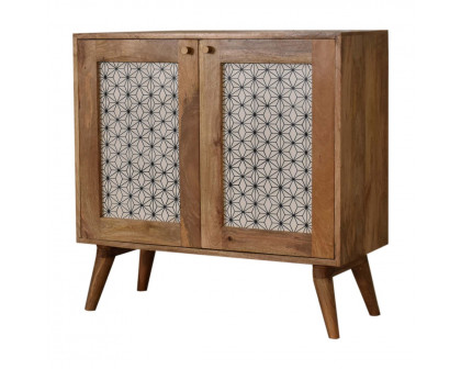 Artisan - Geometric Screen Printed Cabinet