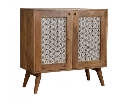 Artisan - Geometric Screen Printed Cabinet