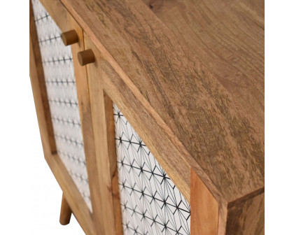 Artisan - Geometric Screen Printed Cabinet