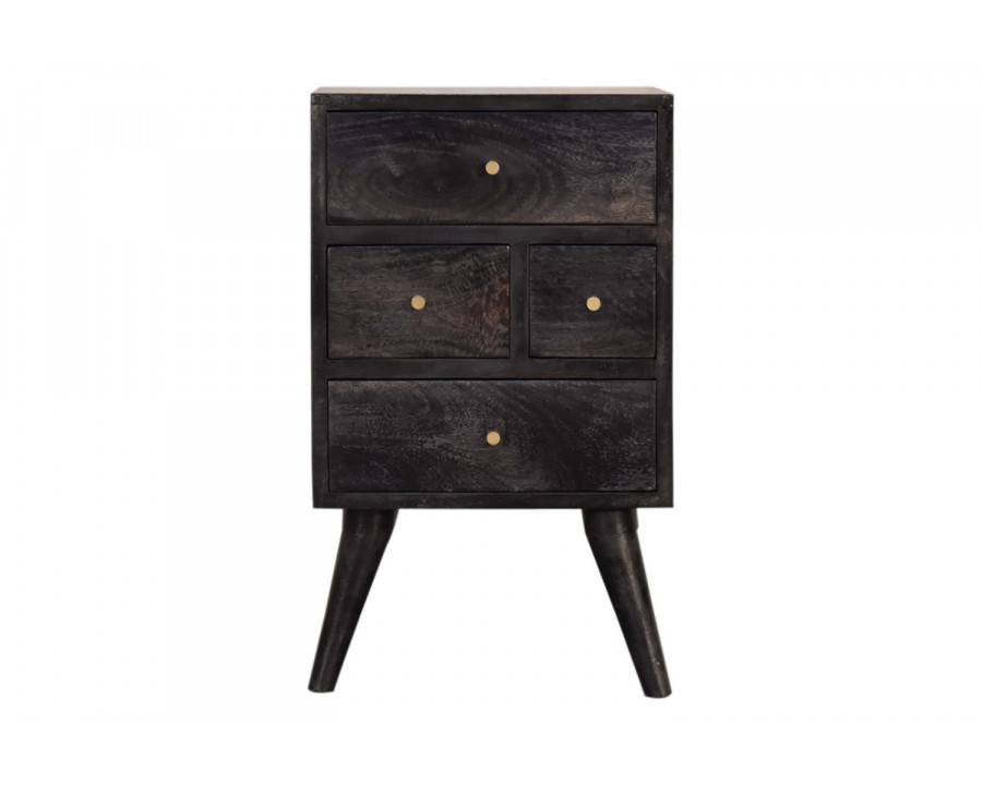 Artisan Nordic Style Multi Bedside - Ash Black