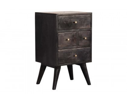 Artisan Nordic Style Multi Bedside - Ash Black