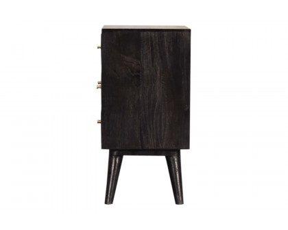 Artisan Nordic Style Multi Bedside - Ash Black