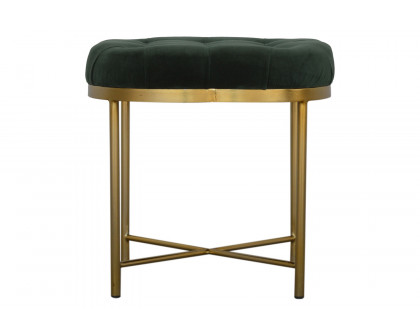 Artisan - Deep Button Velvet Footstool