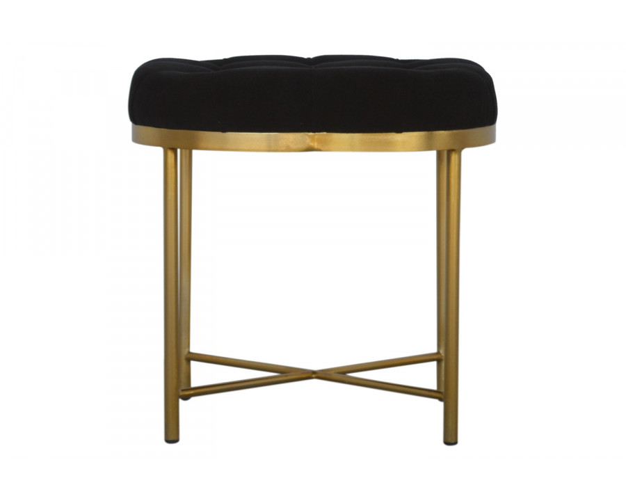 Artisan - Deep Button Velvet Footstool