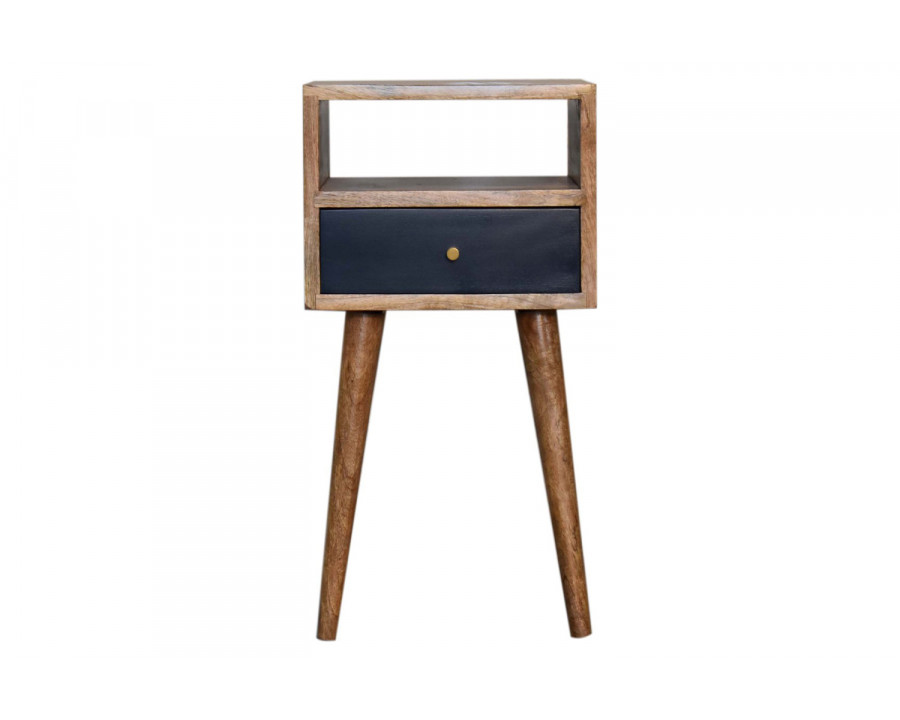 Artisan Mini Hand Painted Bedside - Navy Blue