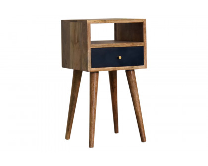 Artisan Mini Hand Painted Bedside - Navy Blue