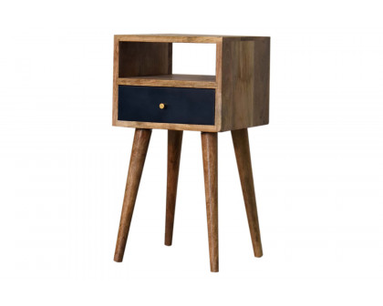 Artisan Mini Hand Painted Bedside - Navy Blue