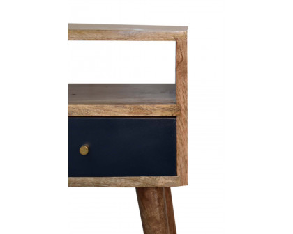 Artisan Mini Hand Painted Bedside - Navy Blue