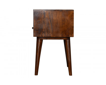 Artisan Modern Open Slot Bedside - Chestnut