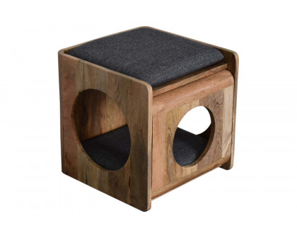 Artisan - Round Cut-out Pet Bed with Seat Pad