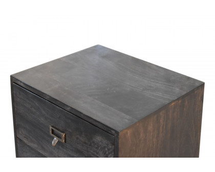 Artisan - Ash-Black Filing Cabinet in Ash Black