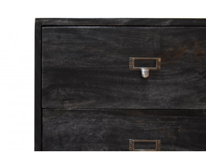 Artisan - Ash-Black Filing Cabinet in Ash Black