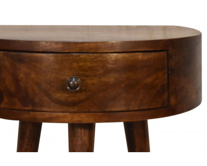 Artisan Semi Circle Bedside - Chestnut