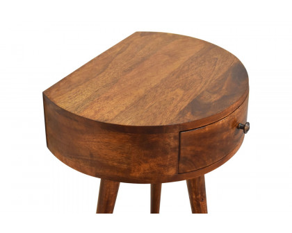 Artisan Semi Circle Bedside - Chestnut