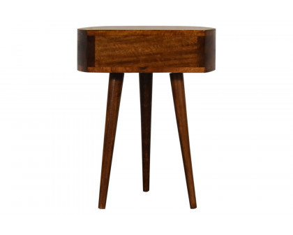 Artisan Semi Circle Bedside - Chestnut