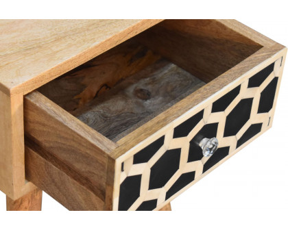 Artisan Bone Inlay Mini Bedside - 1 Drawer