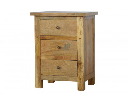 Artisan Country Style Bedside - Oak-ish