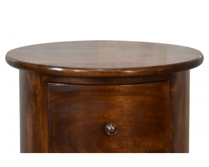 Artisan Drum Bedside - Chestnut