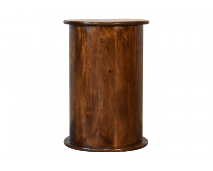 Artisan Drum Bedside - Chestnut