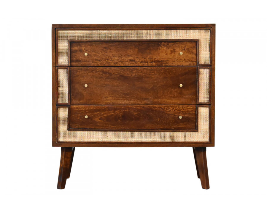 Artisan - Square Woven Chest in Chestnut